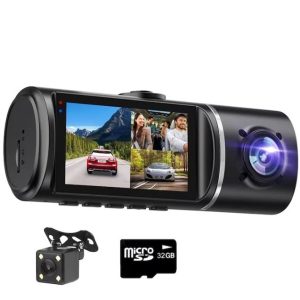 Cameră auto triplă DVR Loosafe® Road Team Pro