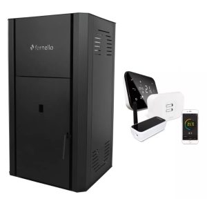 Centrală peleți Fornello Primo Pellet Black 25 kw