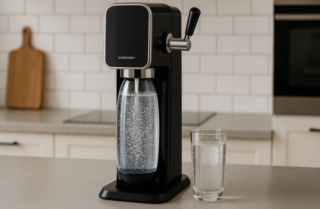 Aparat de făcut sifon plasat pe blatul de la bucătărie - Cel mai bun aparat de făcut sifon