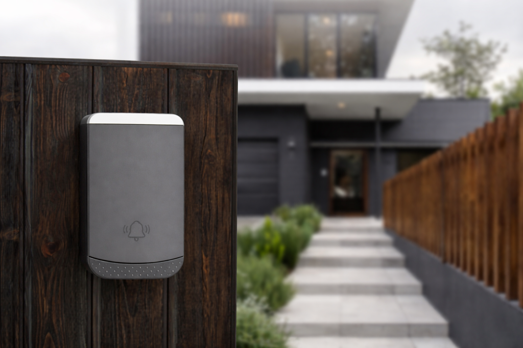 Sonerie fără fir wireless montantă pe gardul unei case - Top sonerii fără fir